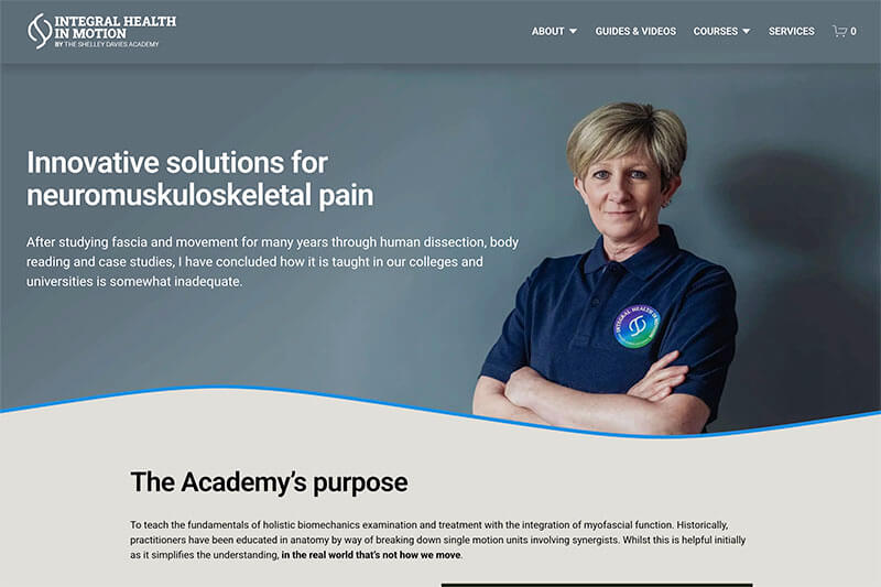 Innovative solutions for neuromuskuloskeletal pain.
The Academy’s purpose is to teach the fundamentals of holistic biomechanics examination and treatment with the integration of myofascial function.
